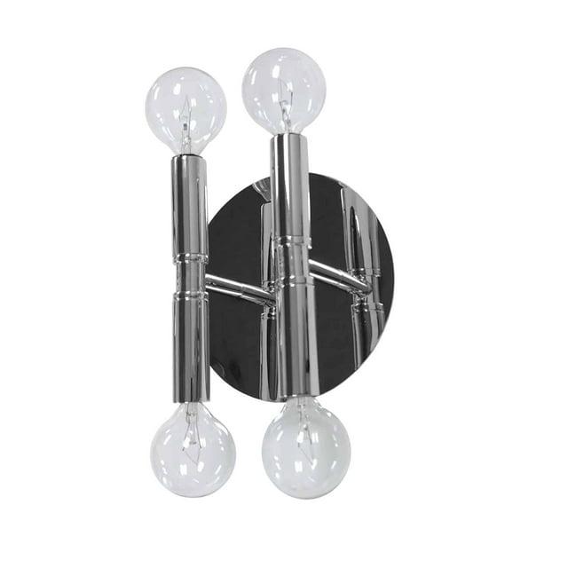 Dainolite 4LT Wall Sconce, PC Finish