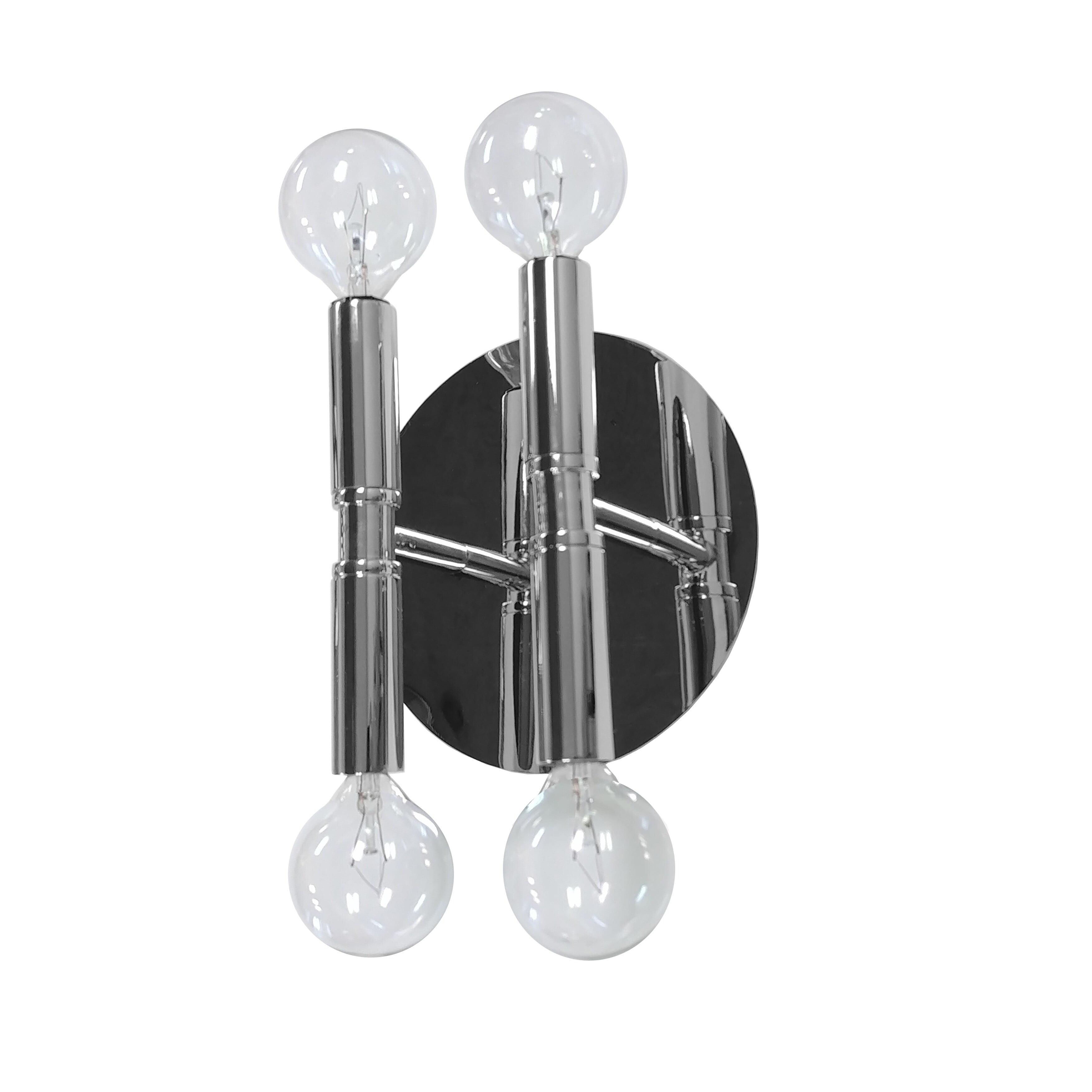 Ava 4-Light Polished Chrome Modern Wall Sconce