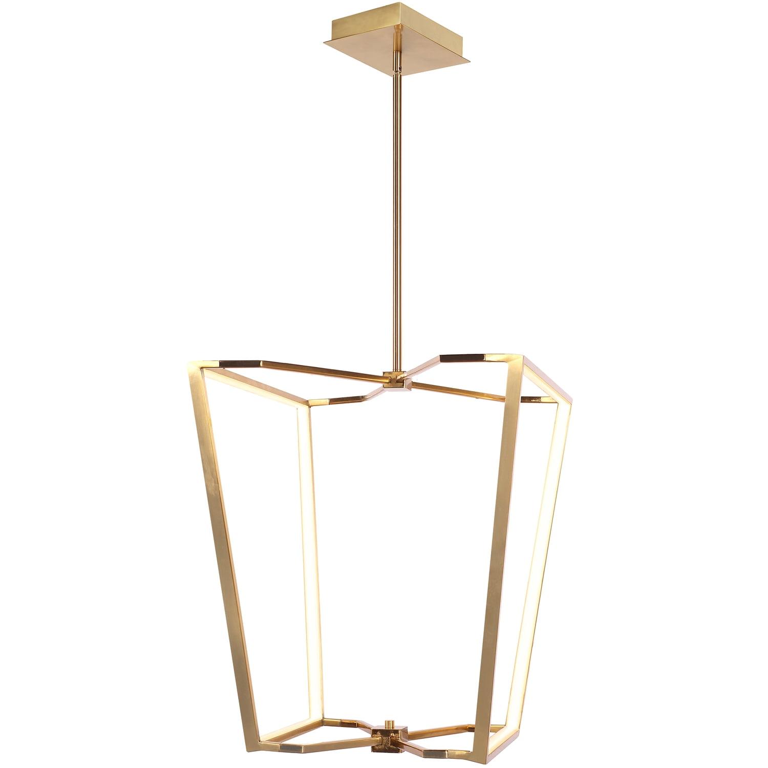 Skiba Dimmable LED Lantern Geometric Chandelier