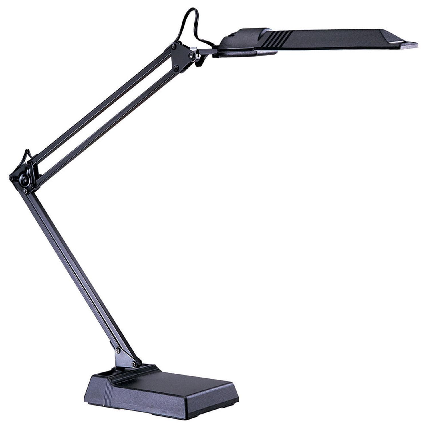 Adjustable Black Fluorescent Clip-on Desk Lamp