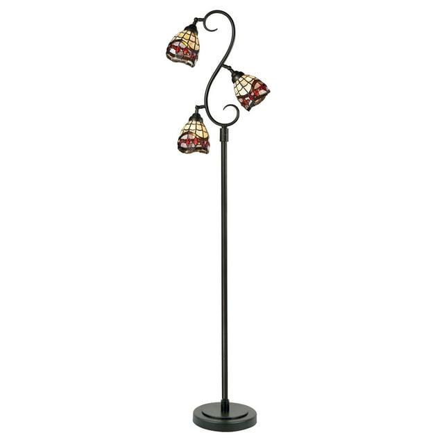 Dale Tiffany Fall River 3-Light Tiffany Floor Lamp