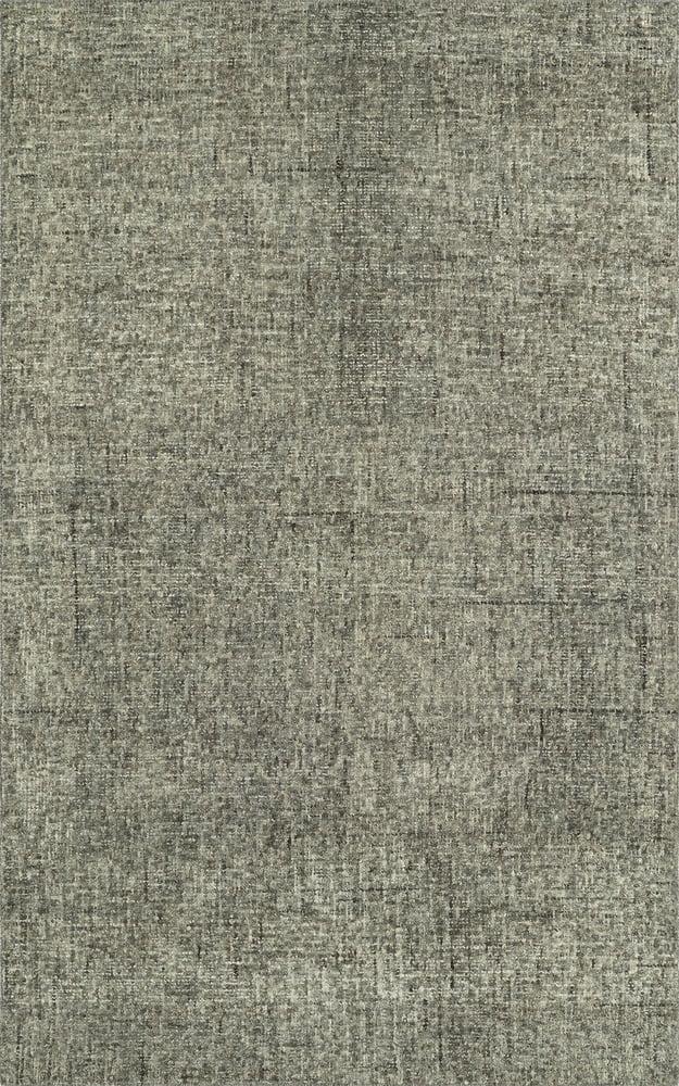 Fog Gray Hand-Tufted Wool 5' x 7' Area Rug