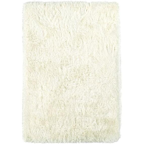 Dalyn Impact Area Rug IA100 Ivory Ivory Fluffy Shag Floor Decor Abstract Carpet