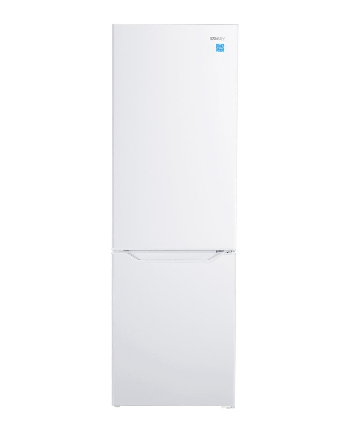 Danby 10 cu. ft. Bottom Mount Apartment Size Fridge in White (DBMF100B1WDB)