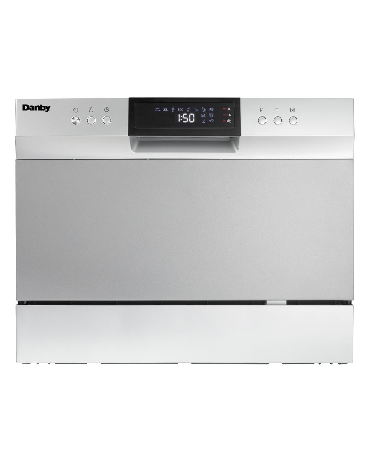 Danby DDW631SDB 6 Place Setting Countertop Dishwasher in Silver