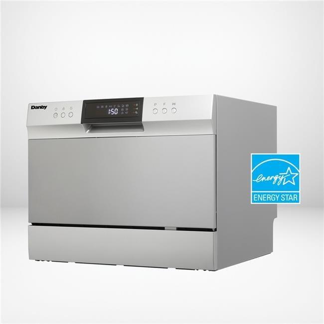 Danby DDW631SDB 6 Place Setting Countertop Dishwasher in Silver
