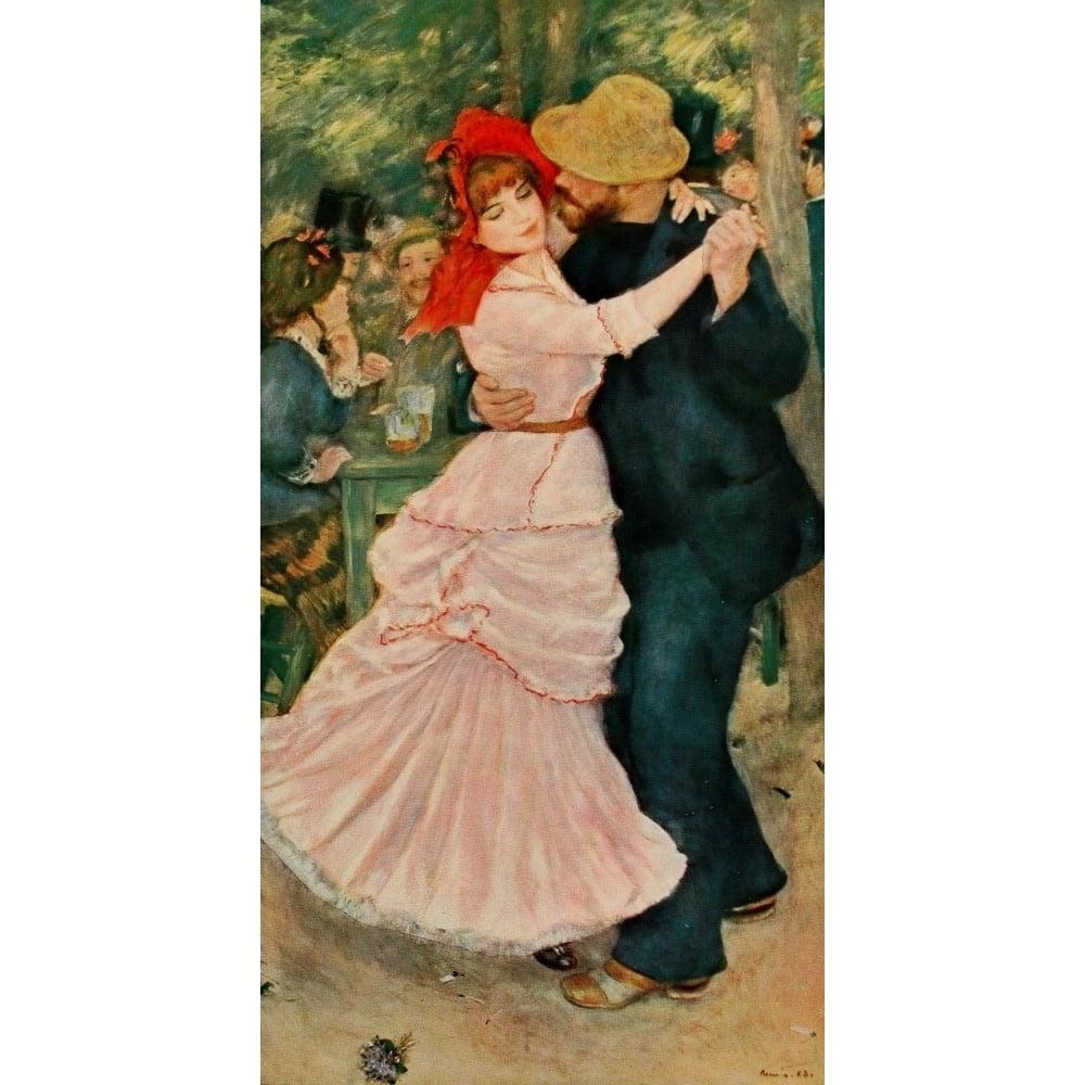 Dance at the Bougival 1883 Fine Art Poster Print