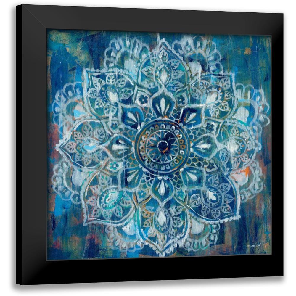 Blue Mandala 12x12 Canvas Wall Art