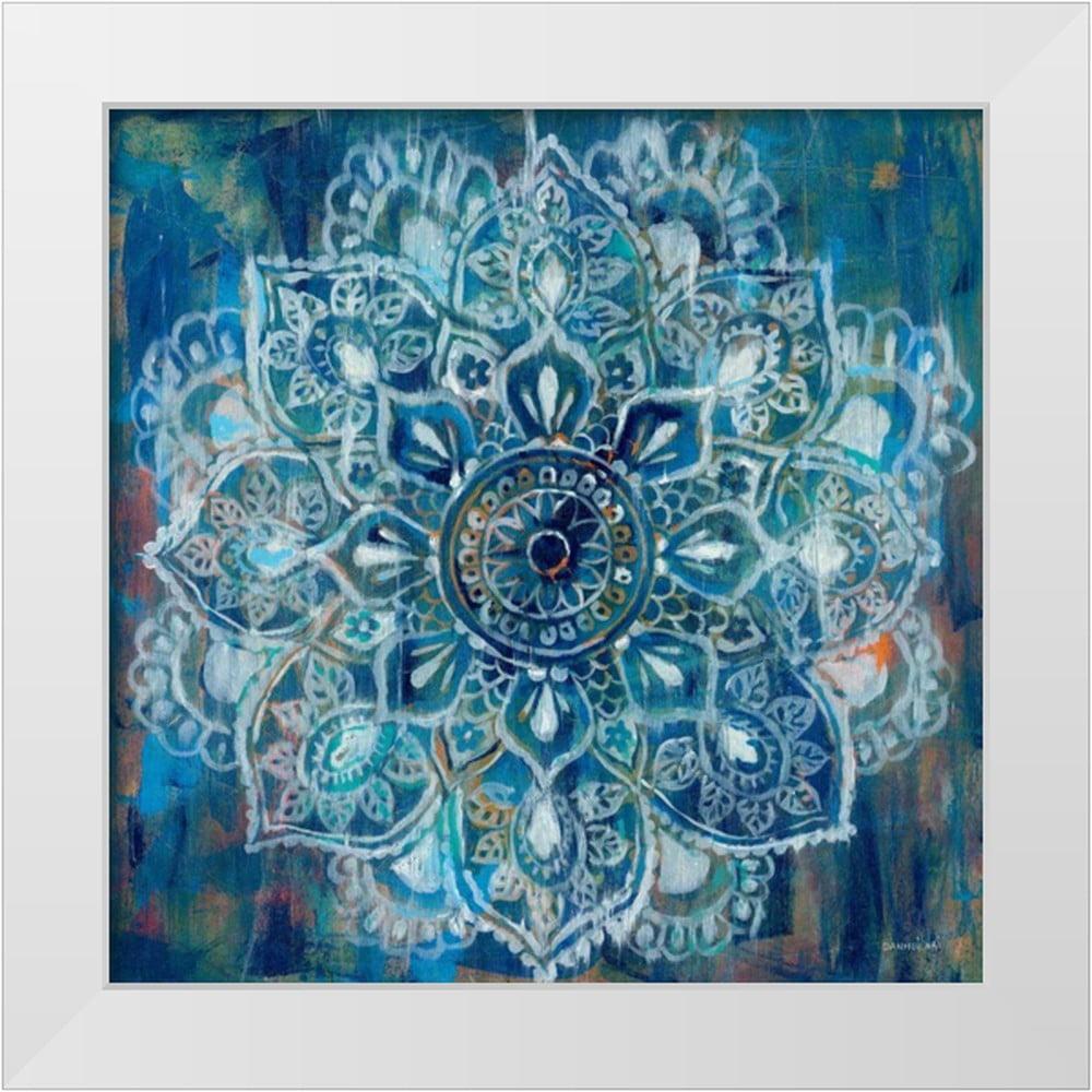 Mandala in Blue II by Danhui Nai Unframed Wall Canvas - iCanvas