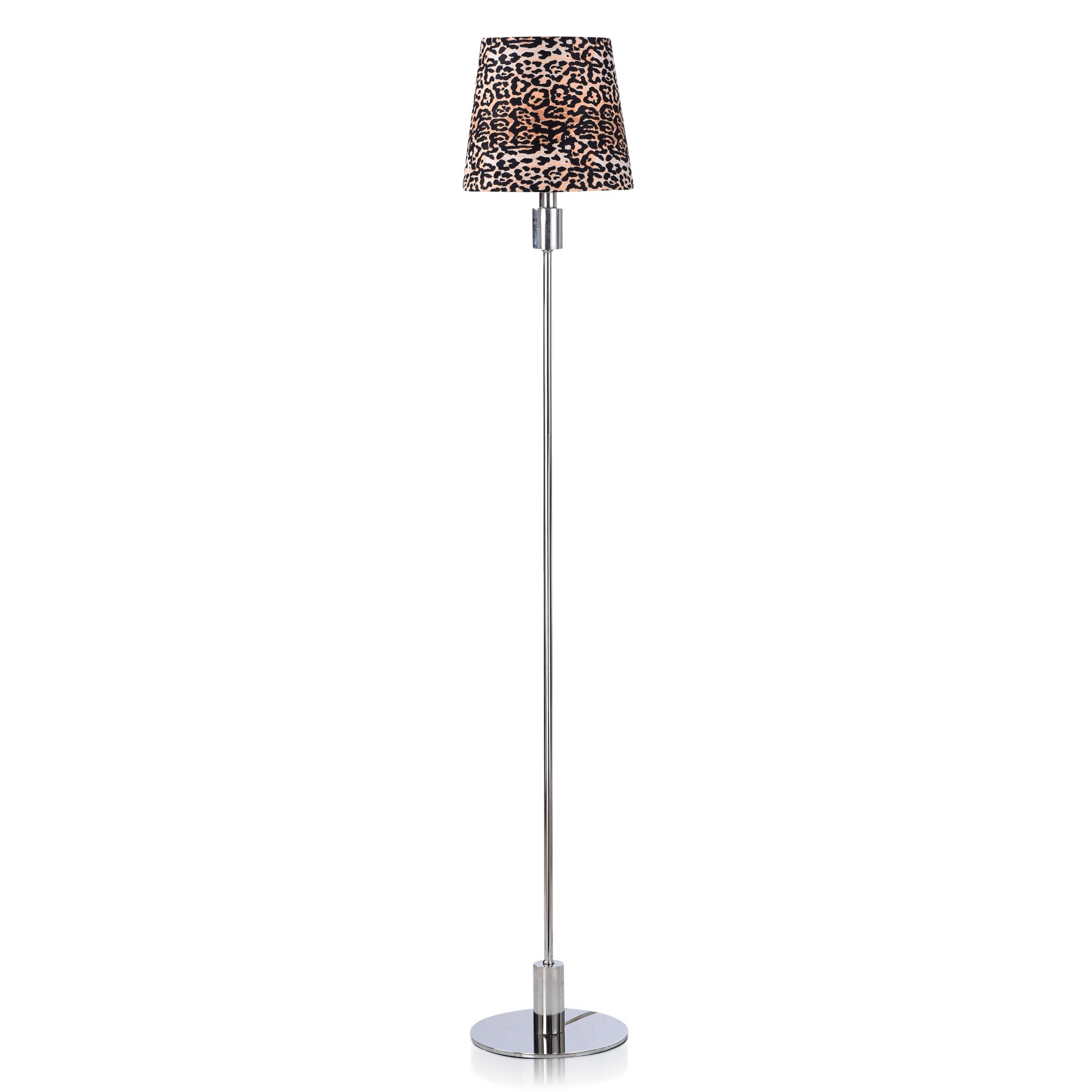 Bronze and Polished Brass Vertical Floor Lamp