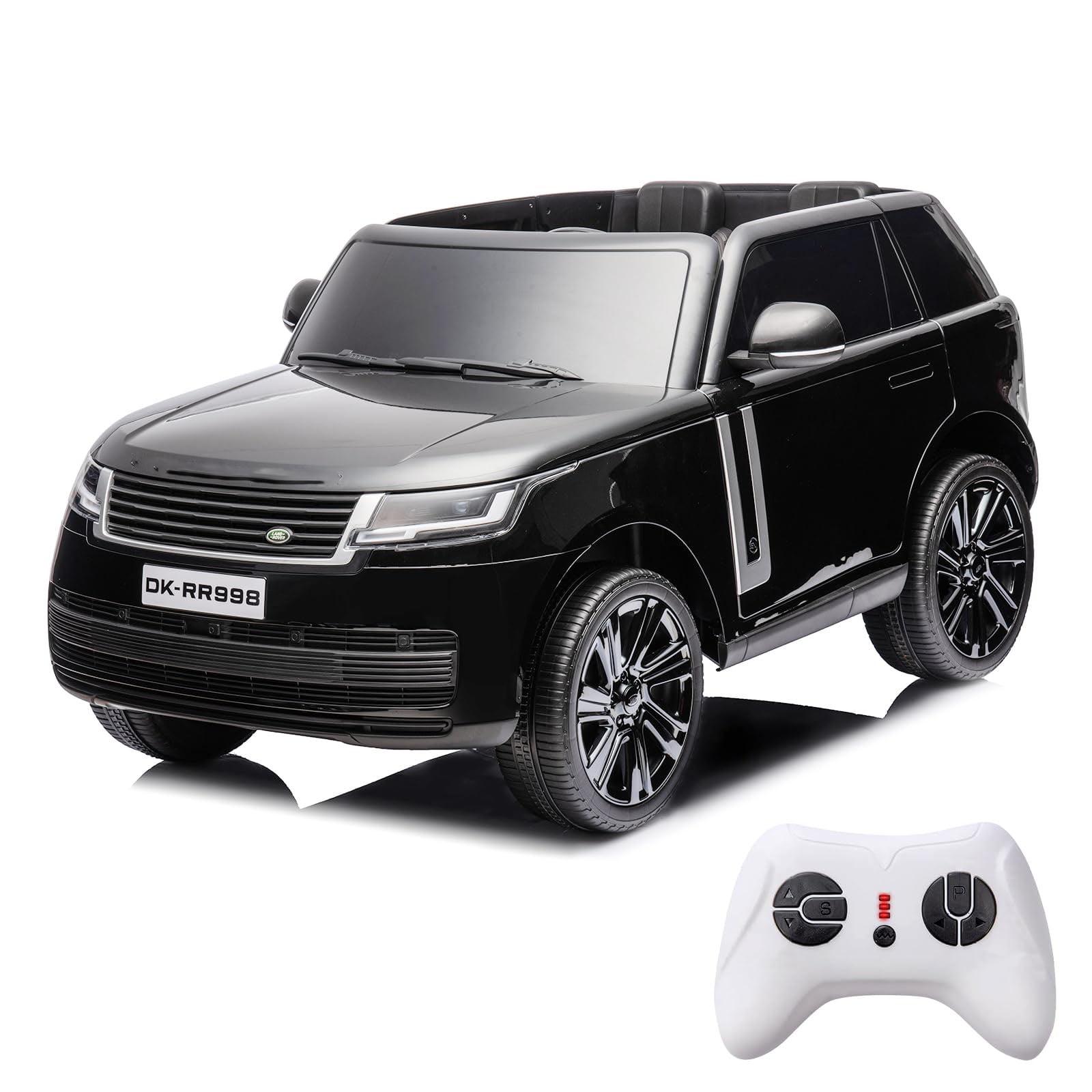 Black 24V Dual Drive 2-Seater Ride-On SUV