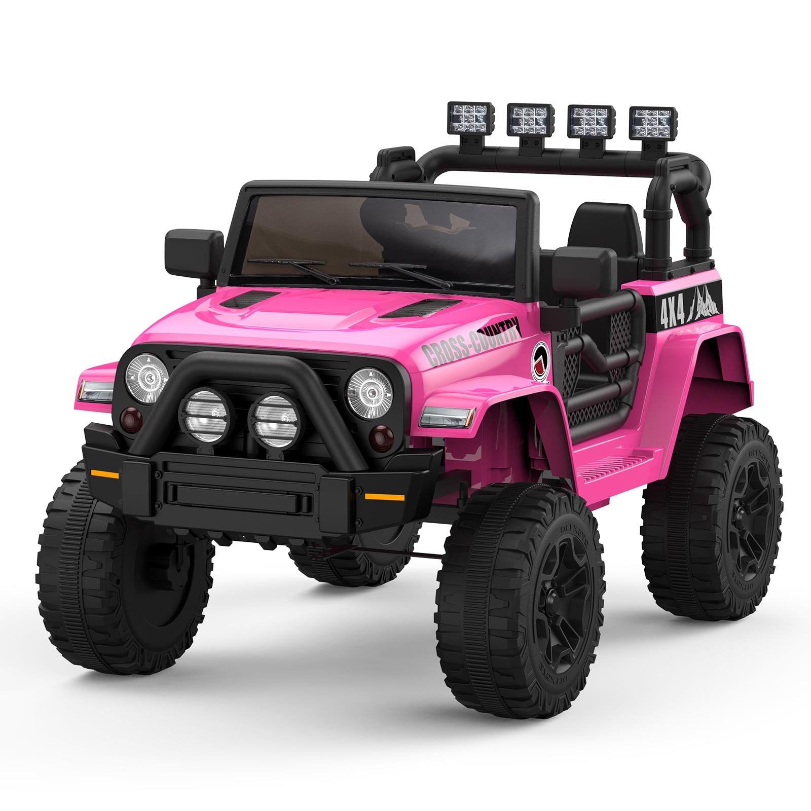 Rose Pink 12V Kids Electric SUV with Remote Control