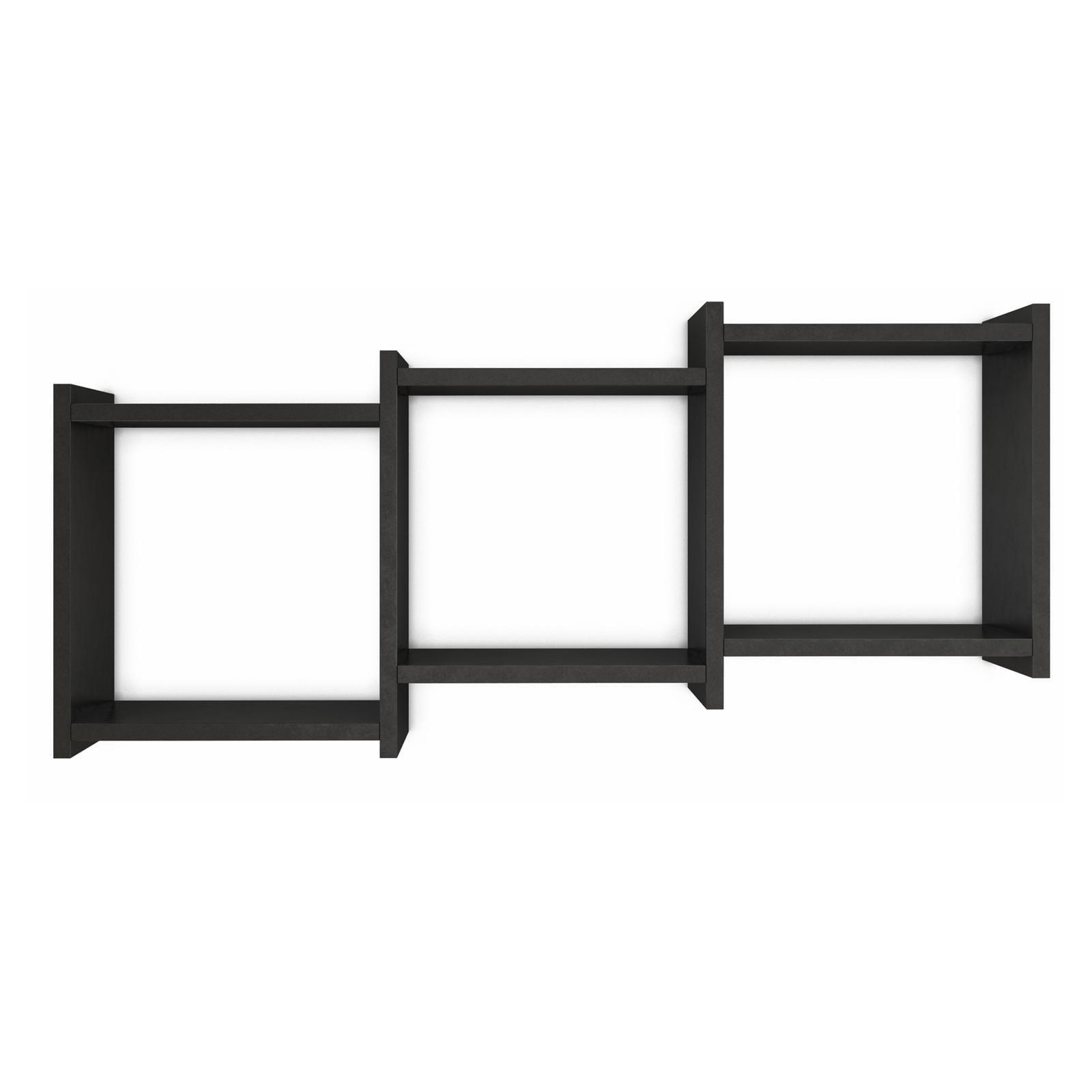 35.5" x 16.3" Connected Three Cube Wall Shelf - Danya B.