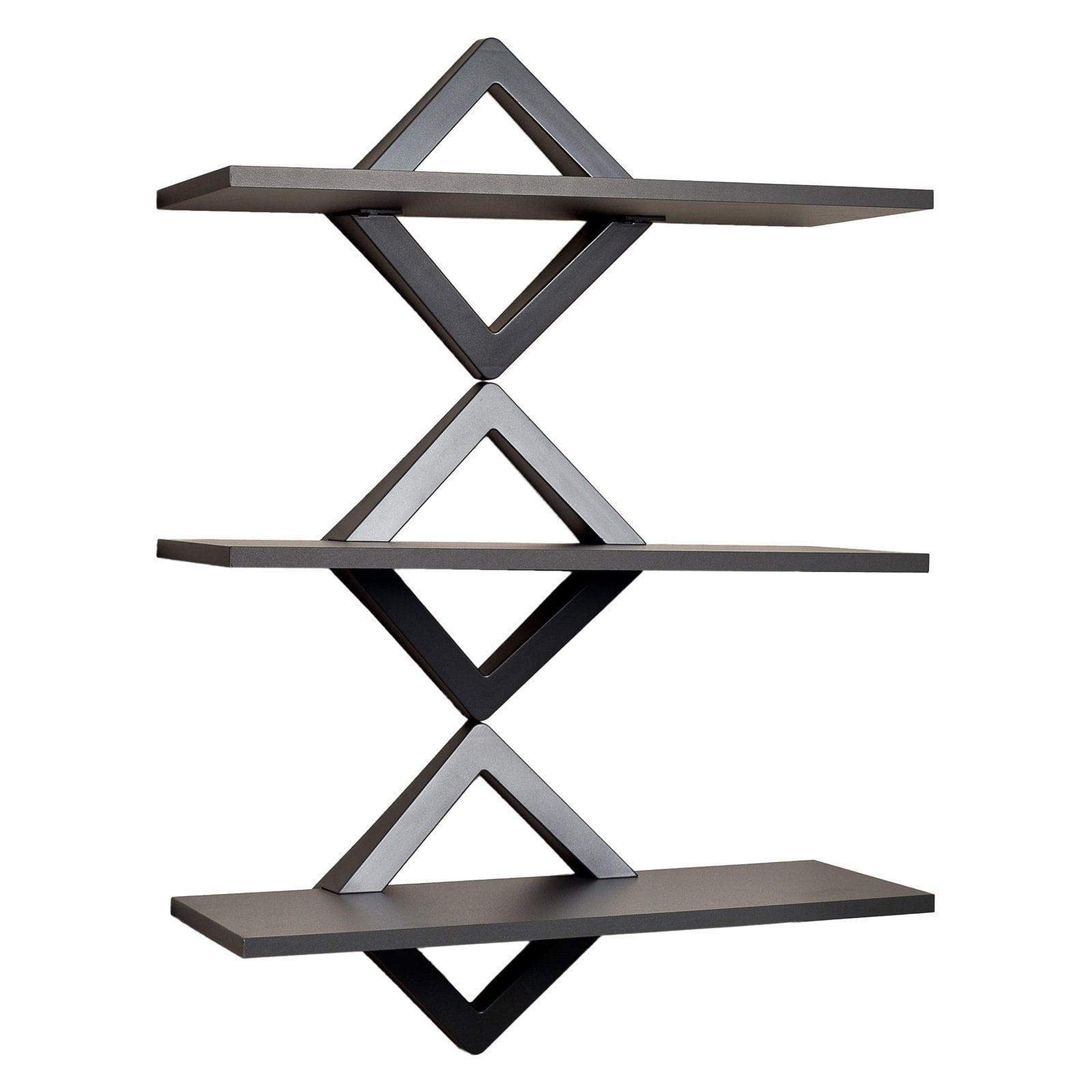 40" x 27.5" Three Tier Diamonds Shelving System - Danya B.