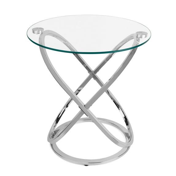 Etta Avenue™ Dimitri Glass Top End Table