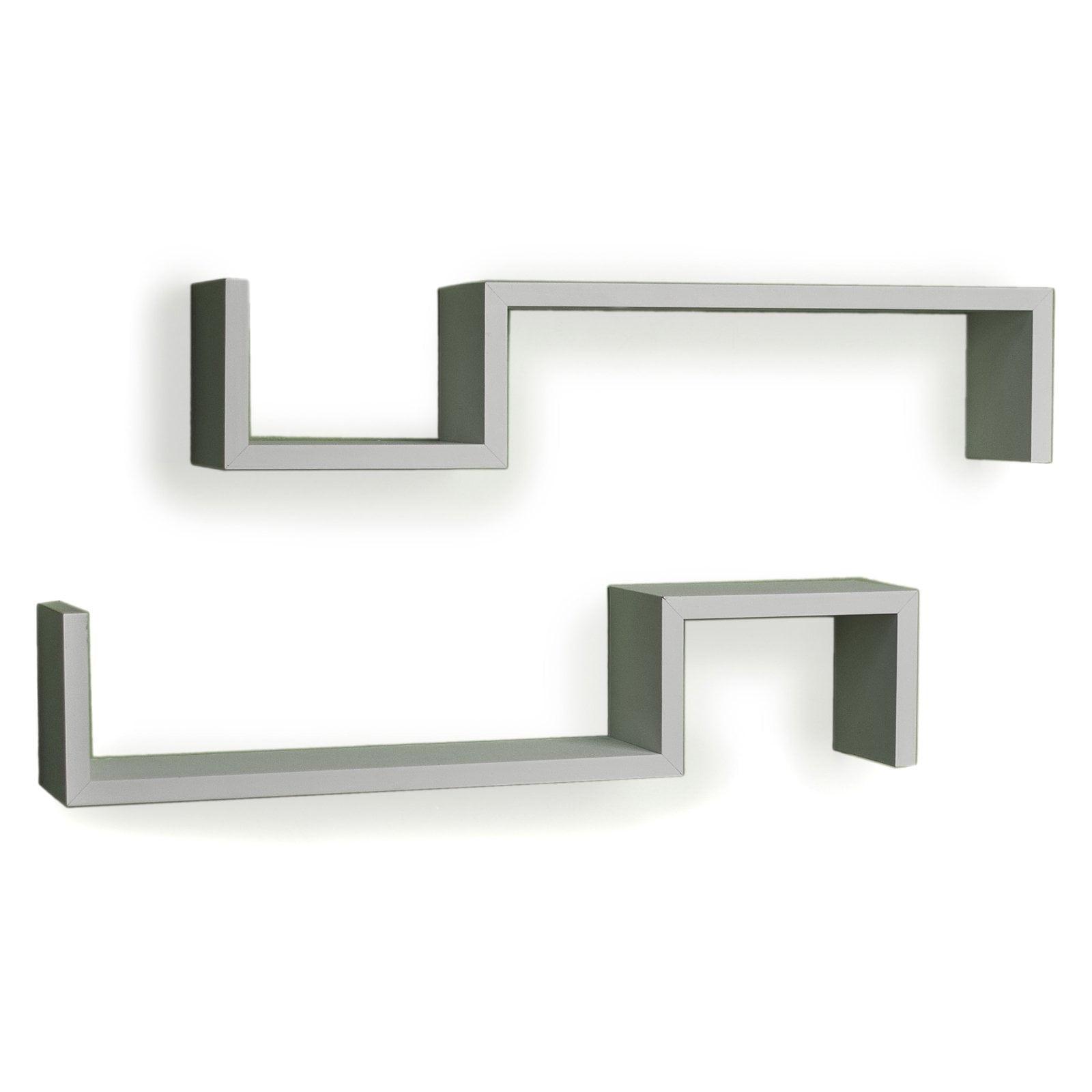 (Set of 2) 22.5" x 4.7" Floating Wall Shelving Set - Danya B.