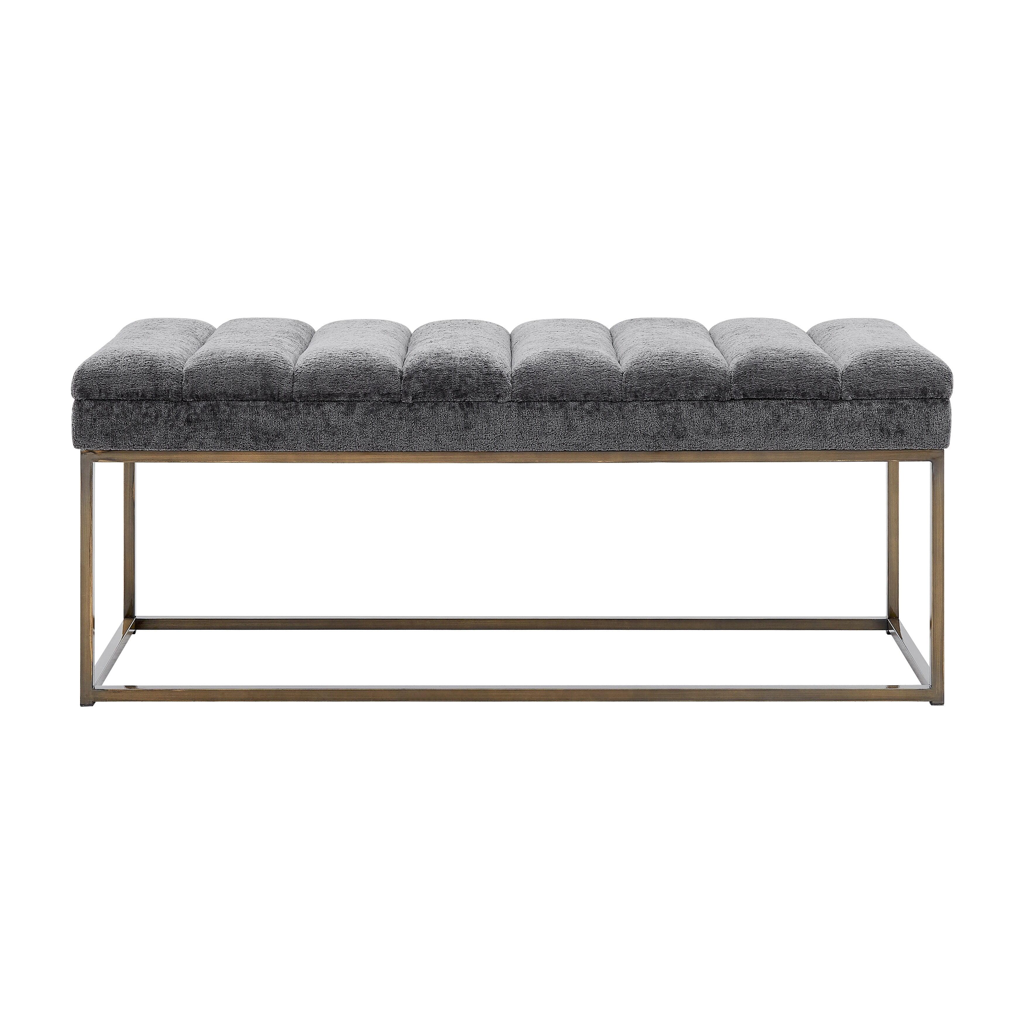 Georgenia Polyester Upholstered Bench