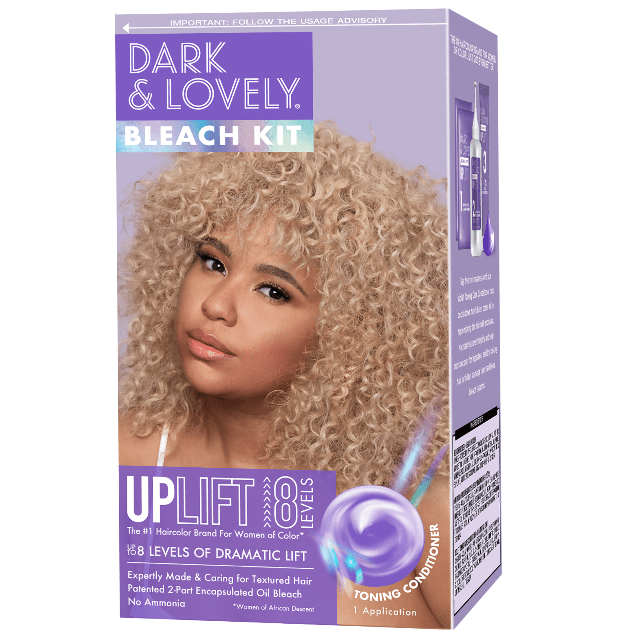 Dark and Lovely Uplift Hair Bleach Kit, Hair Dye, Bleach Blonde