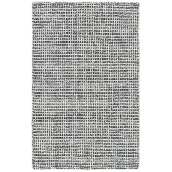 Homer Blue Hand Loom Knotted Wool/Viscose Rug