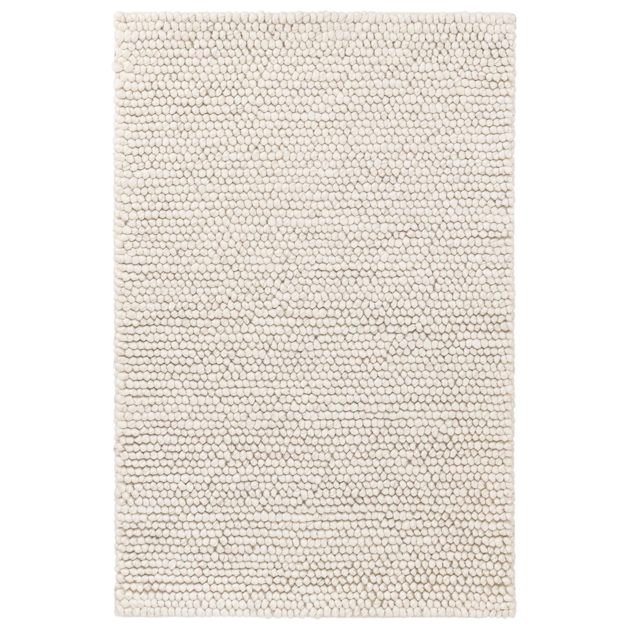 Niels Ivory Handwoven Wool/Viscose Rug