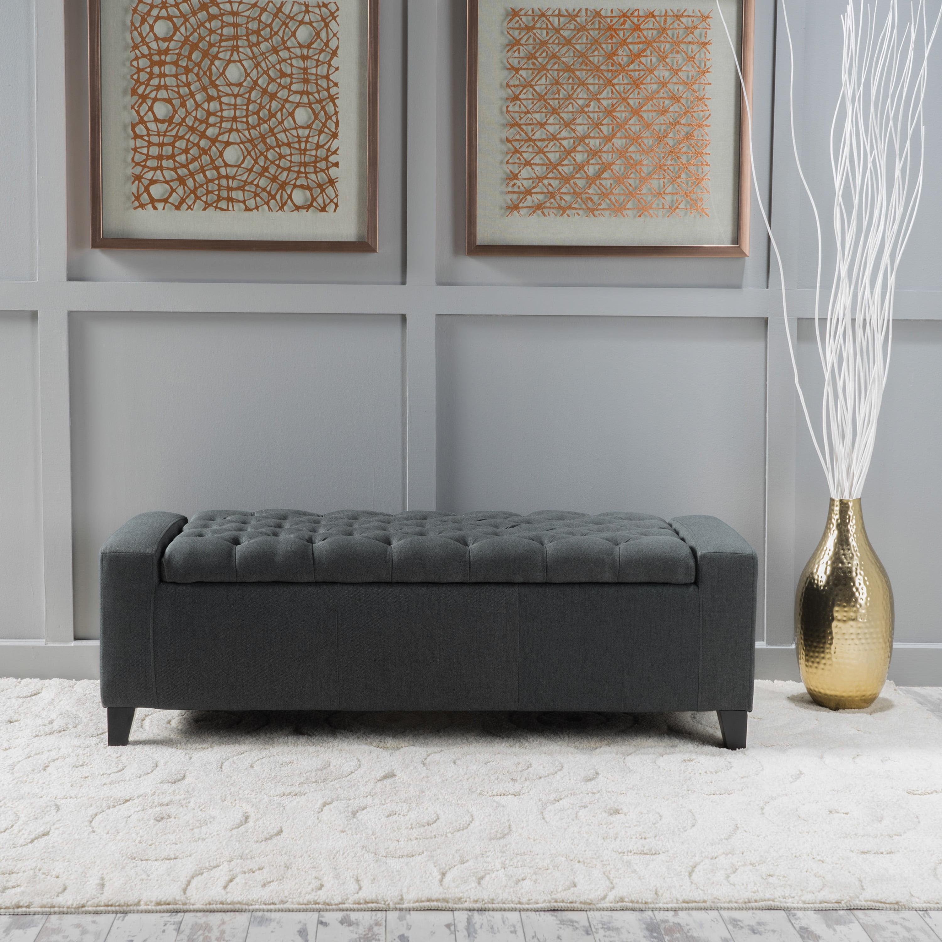 Ottilie Storage Ottoman - Christopher Knight Home