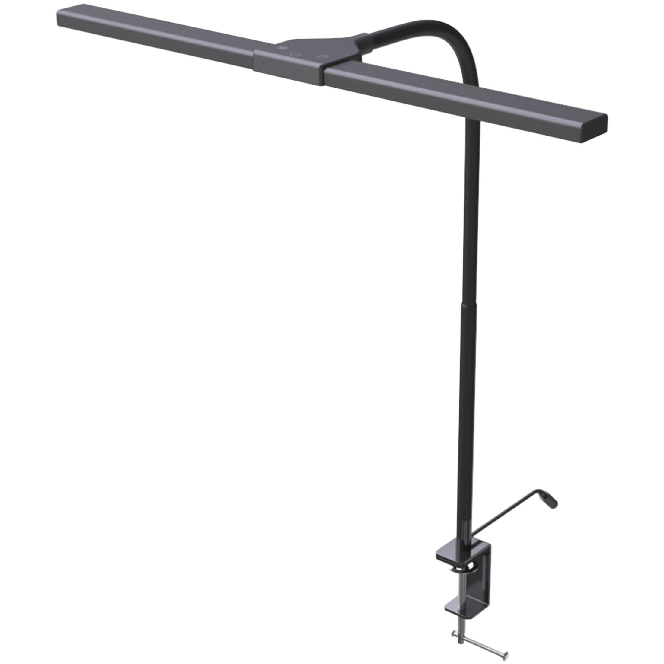 Data Accessories DTA21646 Gooseneck Clamp-On LED Desk Lamp, Black