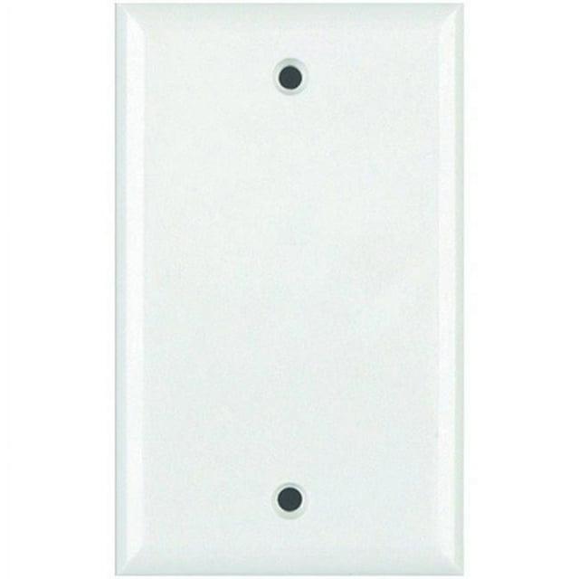 DataComm Electronics Standard Blank Wall Plate (White)
