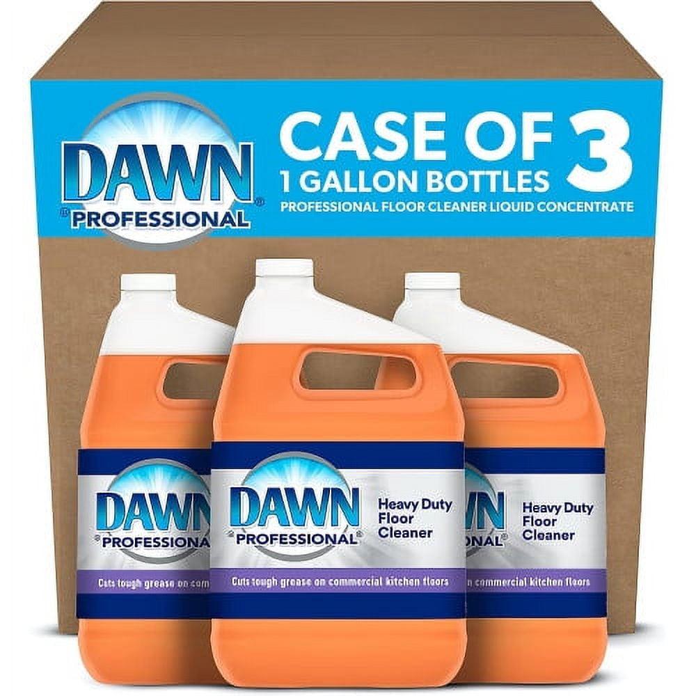 Dawn Professional Heavy-Duty Floor Cleaner, Neutral Scent, 1 gal Bottle, 3/Carton