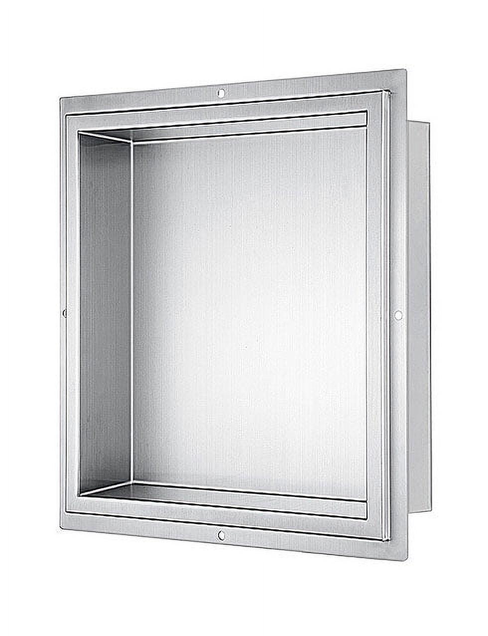 Stainless Steel Shower Niche 14" x 14" Bathroom Niche Shelf