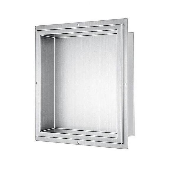 Stainless Steel Shower Niche 14" x 14" Bathroom Niche Shelf