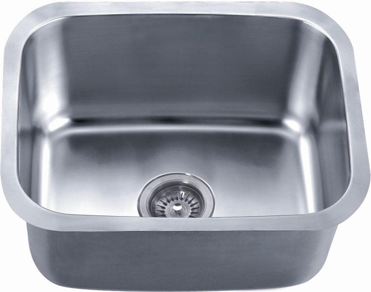 21" L x 17" W Undermount Single Bowl Stainless Steel Patio Wash Kitchen Sink