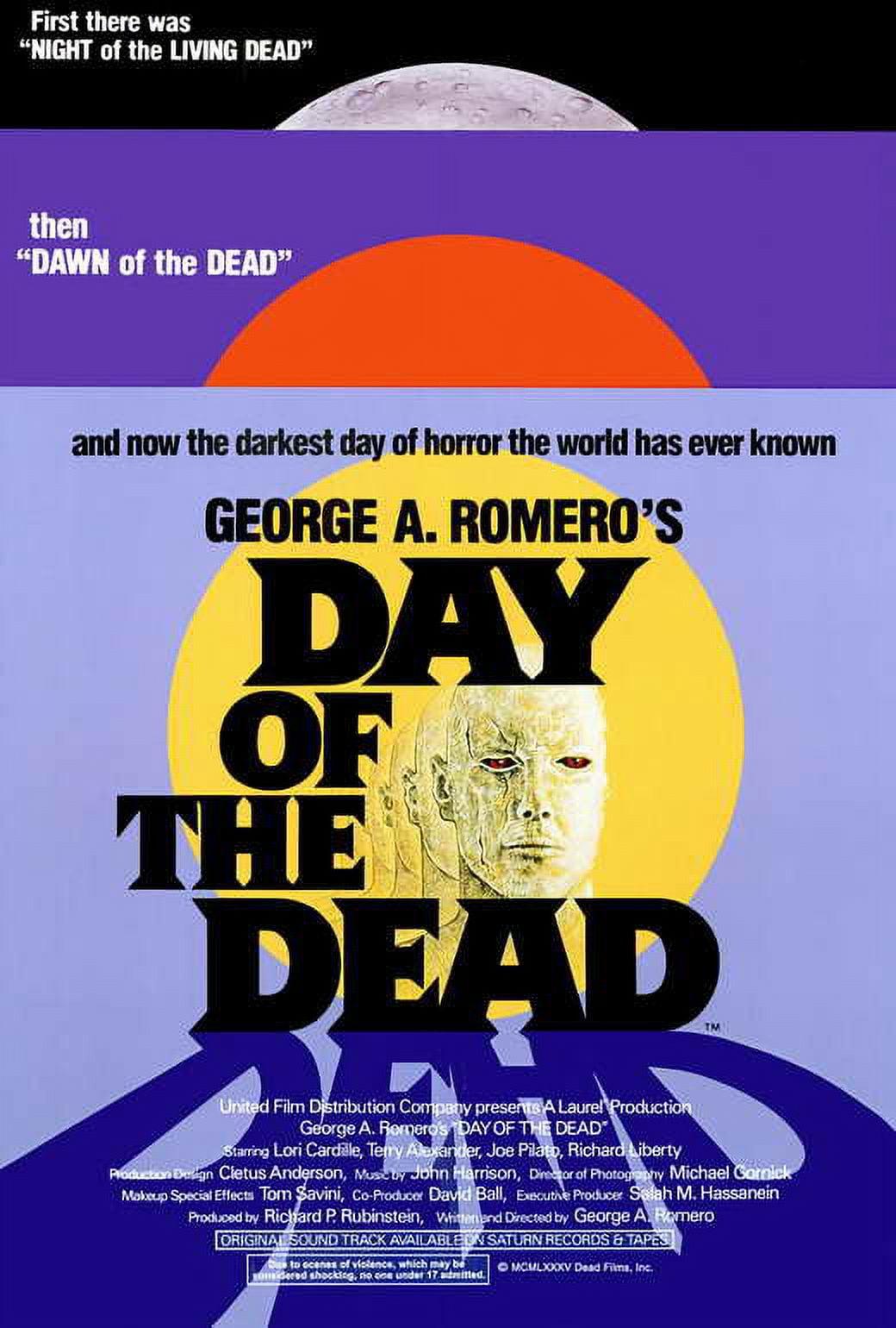 Pop Culture Graphics MOVCF9185 Day of The Dead Movie Poster Print, 27 x 40