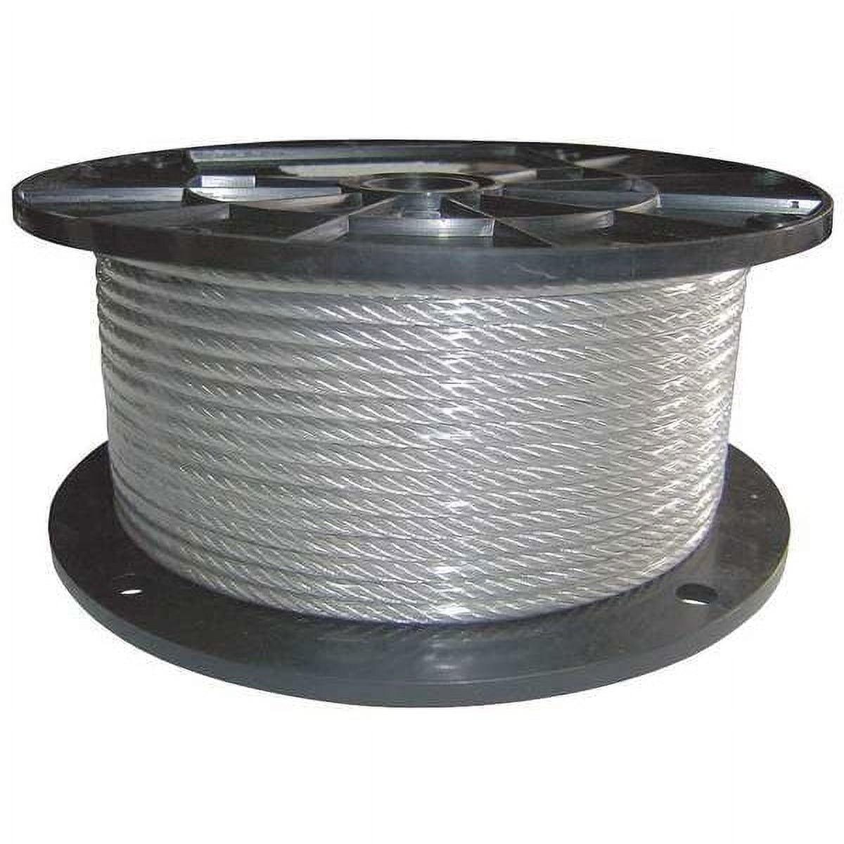 50 ft Clear Vinyl Coated Stainless Steel Cable