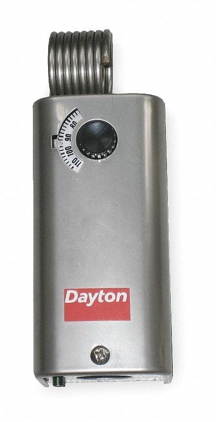 Dayton Mech Tstat,Cool Only,SS,110/30F 2NNT2