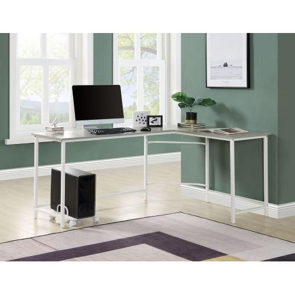 ACME Bambina Computer Desk in Grey and White