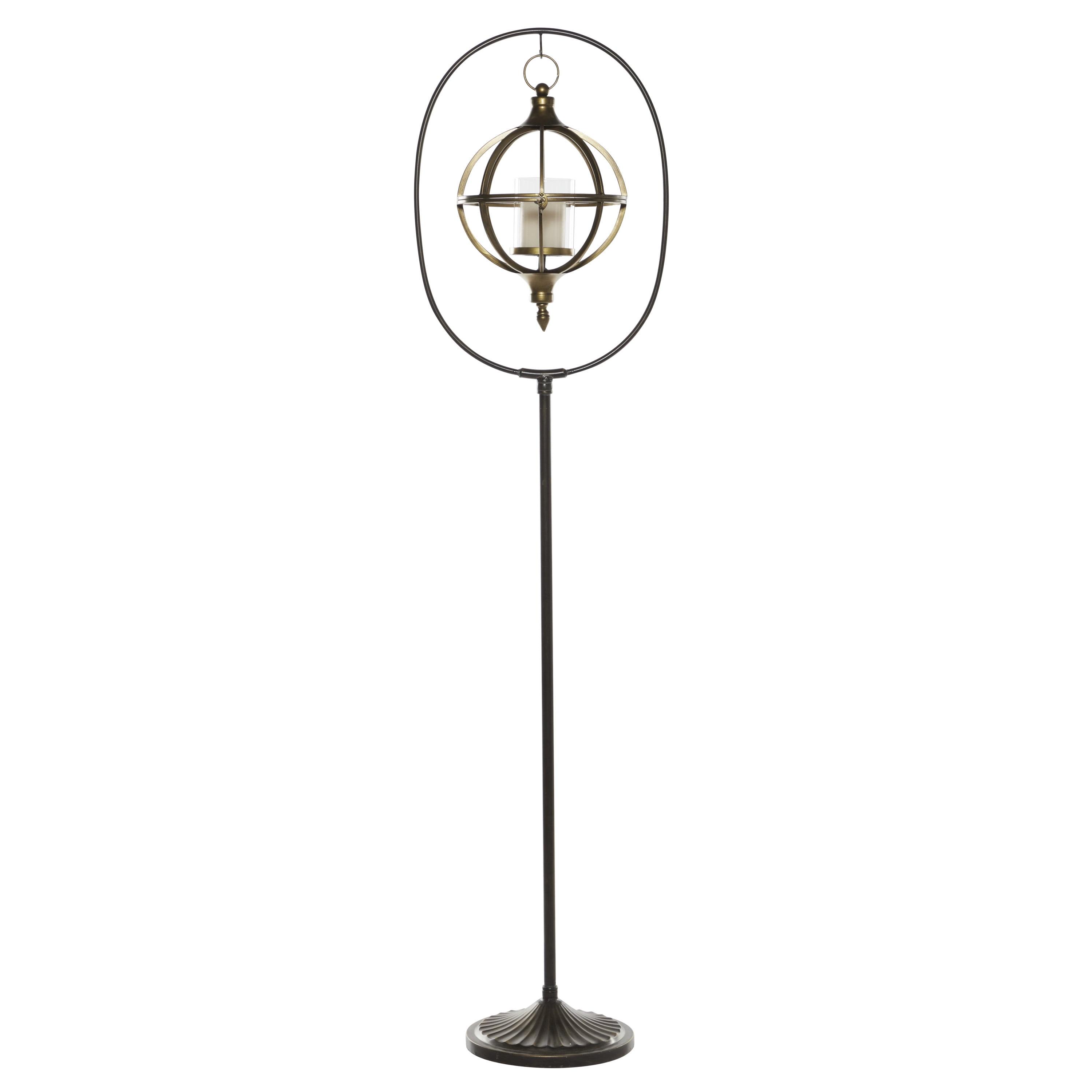 Bronze Farmhouse Hanging Candle Lantern - 66" Tall