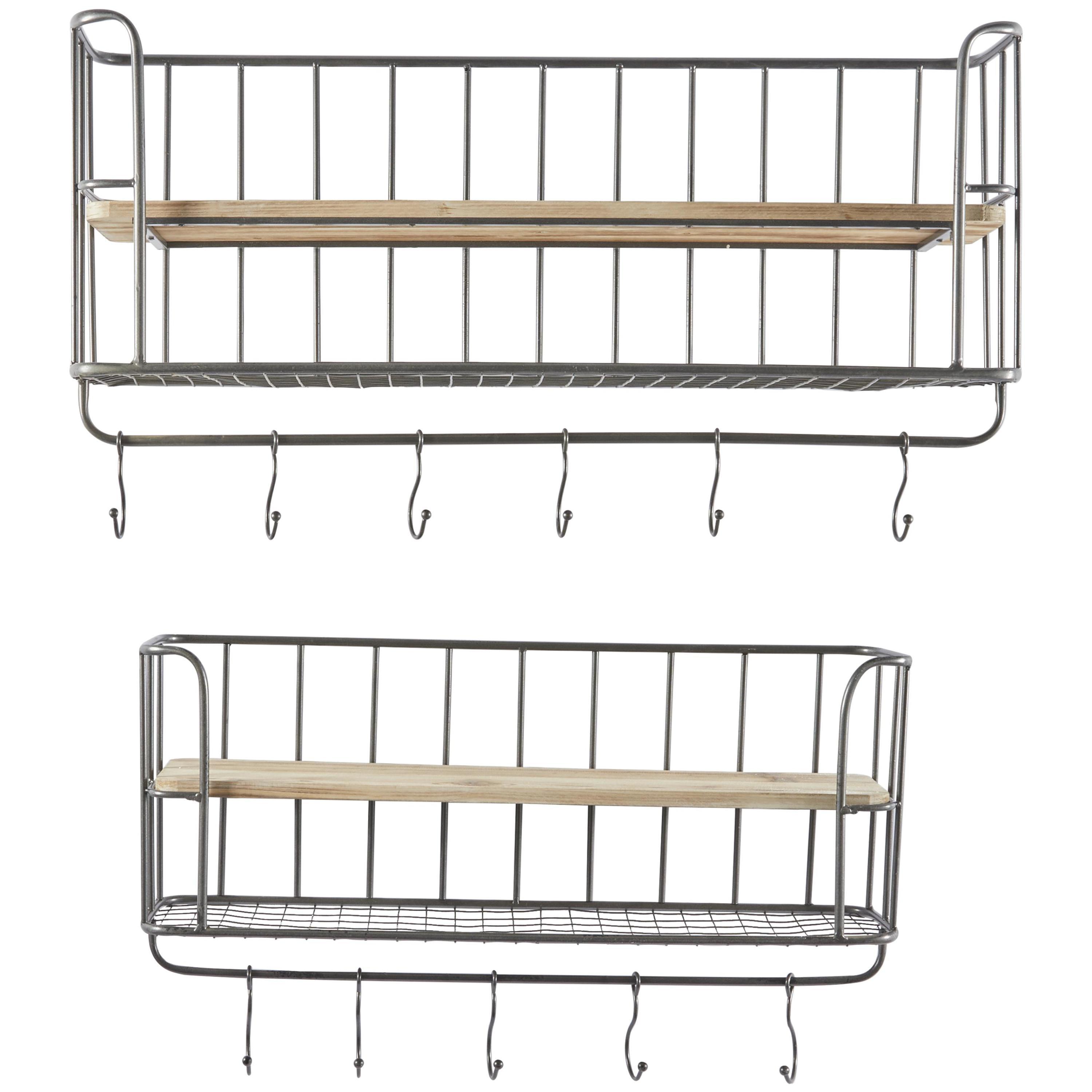 Cowhill Iron Wall 11 - Hook Wall Mounted Coat Rack