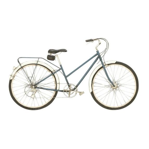 Williston Forge Metal Bike Black Wall Decor with Seat and Handles