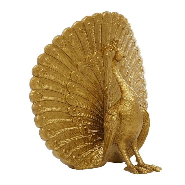 DecMode Gold Polystone Glam Sculpture