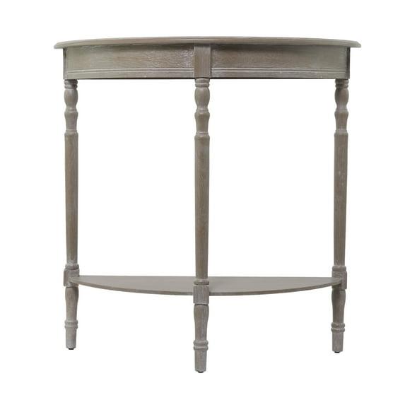 Ophelia & Co. Mcbroom Wood Half Moon 1 Shelf Console Table
