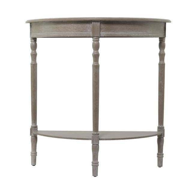 Ophelia & Co. Mcbroom Wood Half Moon 1 Shelf Console Table