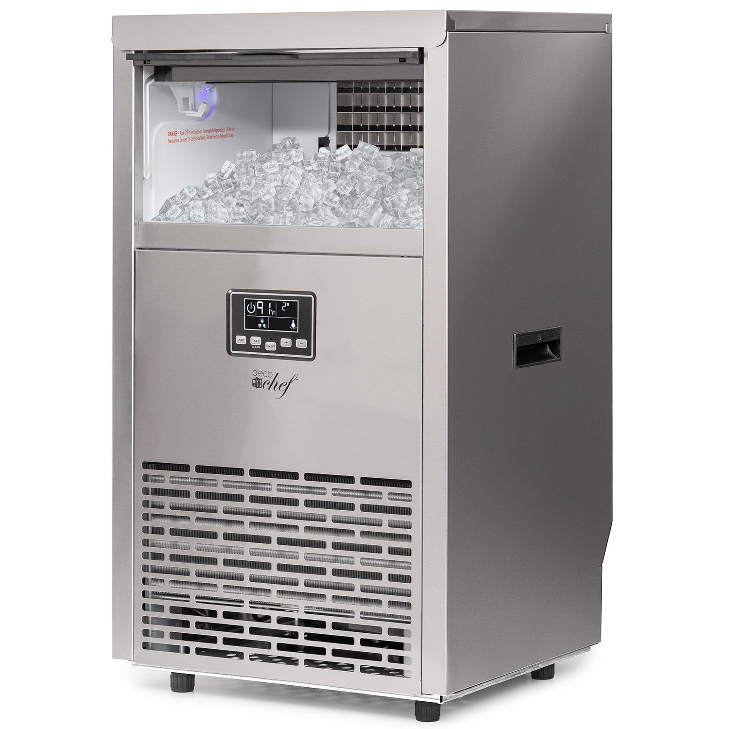 Deco Chef Stainless Steel Commercial Ice Maker with LCD Display