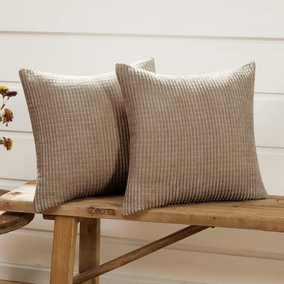 Deconovo Deconov Square Pillow Cover (Set of 2)