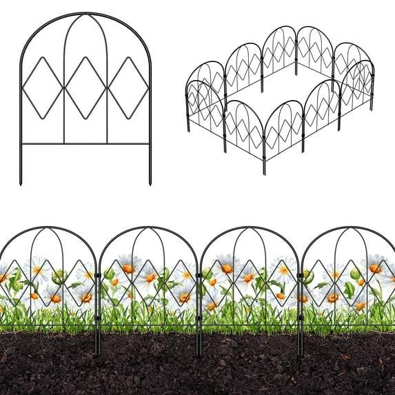 Decorative Garden Fence, 12.5in (L) x 16.5in (H) 20PCS