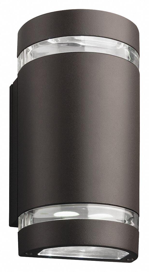 Bronze and Black Dimmable LED Cylinder Wall Light