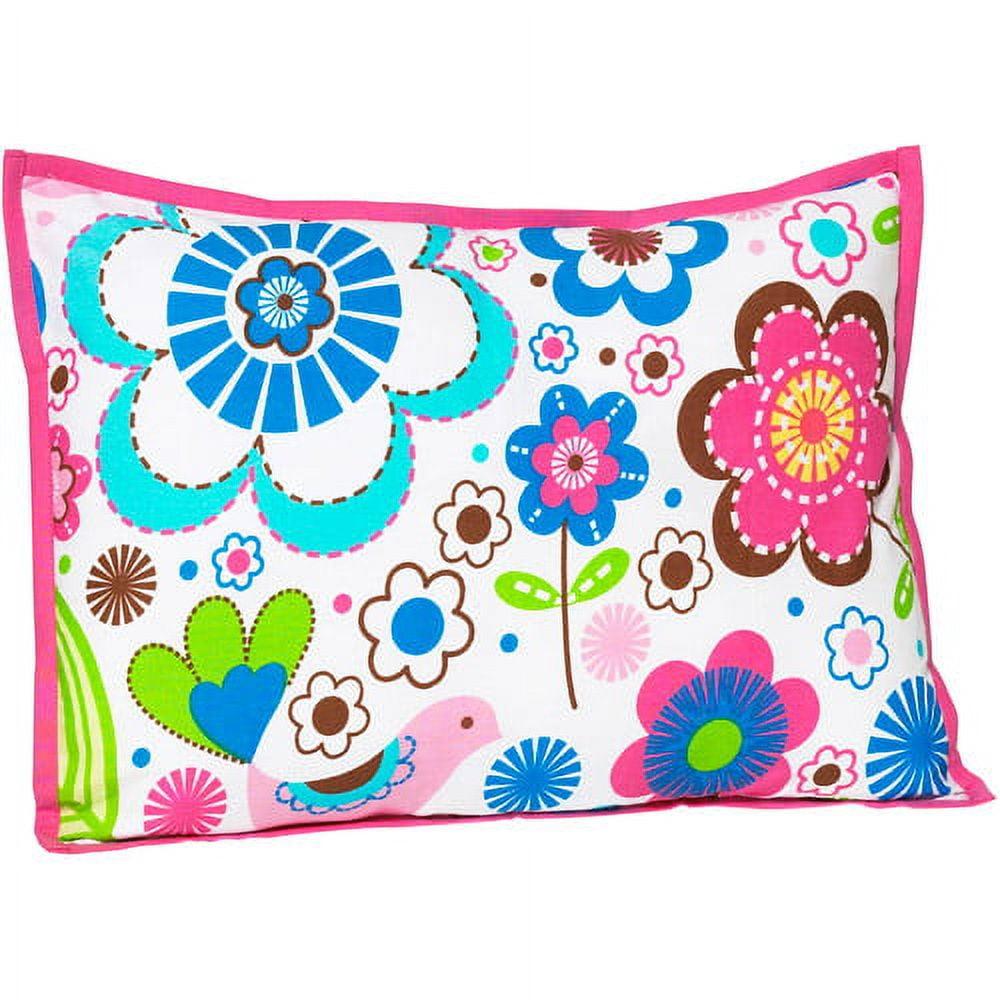 Bacati - Botanical Pearl String Pink Decorative Pillow