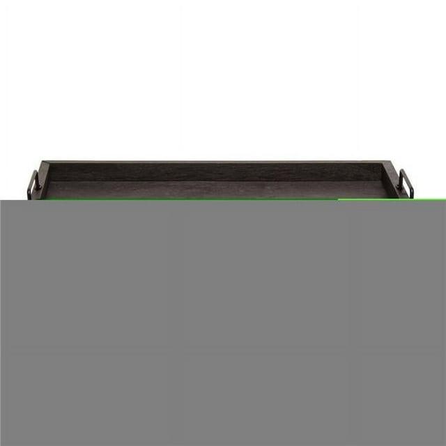 Elegant Designs 15.5" x 12" Decorative Wood Serving Tray, "Trick or Treat", Black Wash