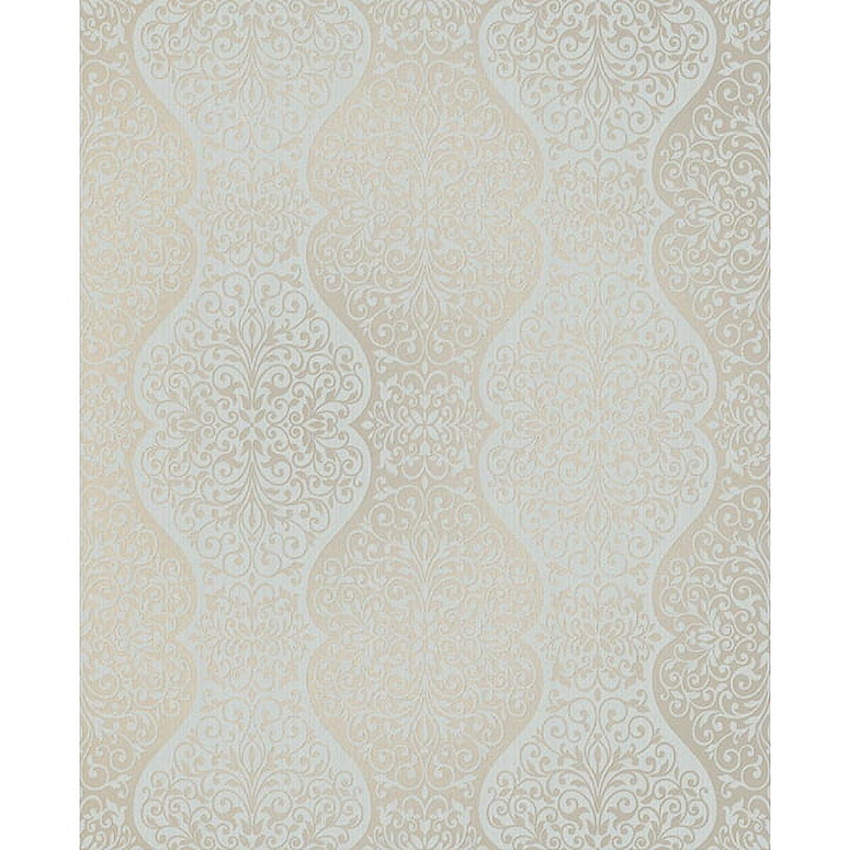 Decorline Cadence Blue Scroll Wallpaper