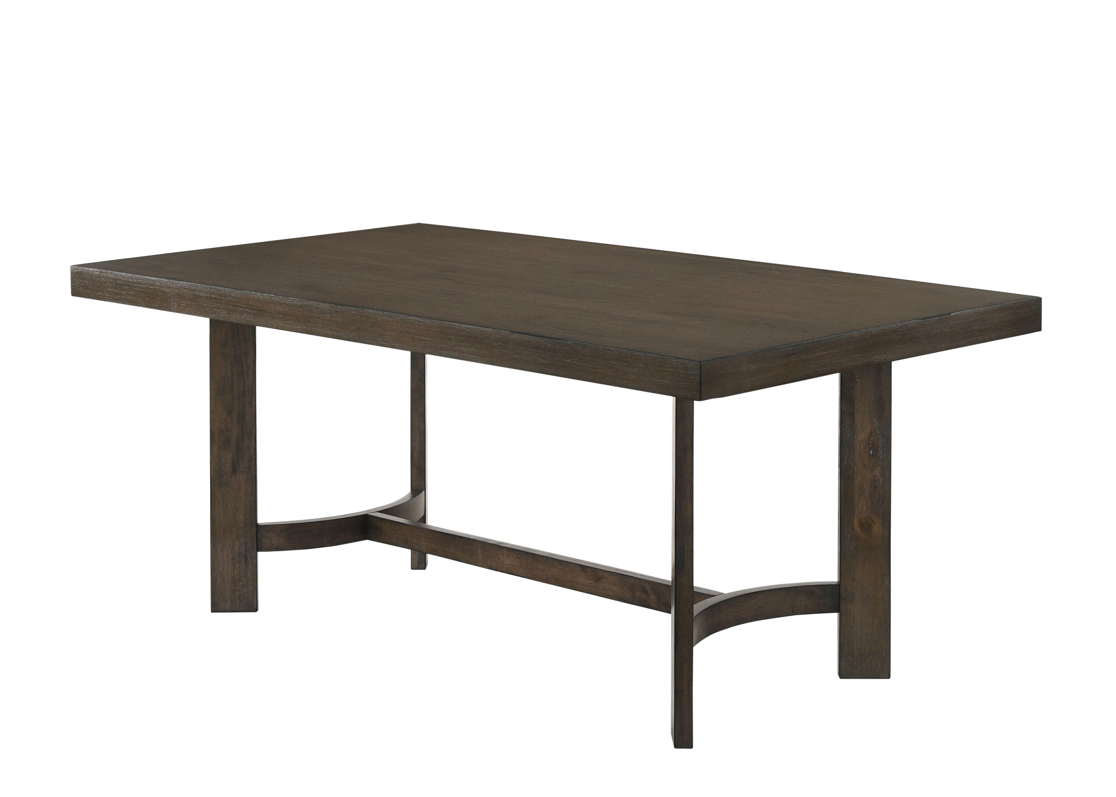 Farren Transitional Espresso Wood Dining Table - 104"