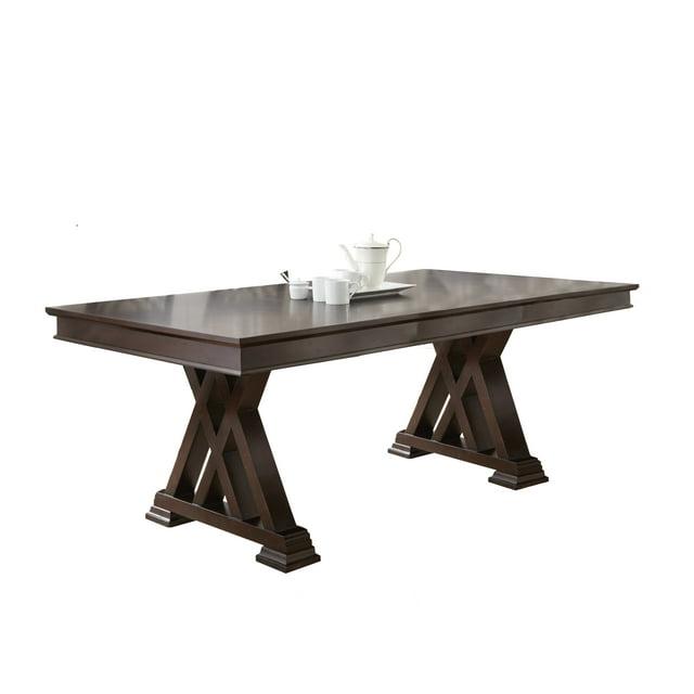 Hildi Extendable Dining Table Espresso - Steve Silver Co.
